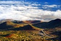 Breathtaking view of Mauna Loa volcano on the Big Island of Hawaii Royalty Free Stock Photo