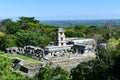 Panoramic view of El Palacio in Palenque