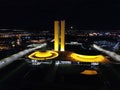 Breathtaking view of the National Congress building, Brazil Royalty Free Stock Photo