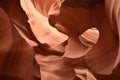 Breathtaking View of a Red Sandstone Slot Canyon