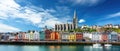 A Breathtaking View Of St Colmans Cathedral, Nestled In Picturesque Cobh, Ireland Royalty Free Stock Photo