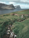 Breathtaking view of the stunning landscape of the Faroe Islands