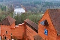 Breathtaking views of the meandering Gauja River and the valley rich in forests covered with fog