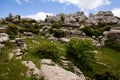 Breautiful view of nature reserve El Torcal Royalty Free Stock Photo