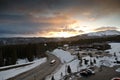 Breckenridge Colorado at dusk