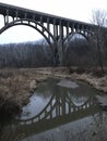 A bridge in Brecksville, Ohio in the Cleveland Metroparks