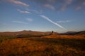 Brecon Beacons Nationalparks Wales Landscape at Sunset