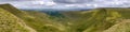 Brecon beacons panorama Royalty Free Stock Photo