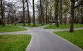 BREDA - 16 MARCH: view of empty park on 16 March 2020 in Breda, The Netherlands due to the coronavirus outbreak. People are advi