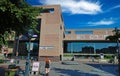 Modern futuristic building, dutch central city train station