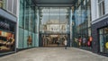 Breda, November 5th 2017: some locals entering a shopping mall i