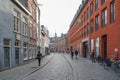 Breda, November 5th 2017: some locals walking and shopping in a