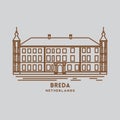 breda. Vector illustration decorative design Royalty Free Stock Photo
