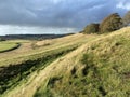 Brede Valley a stretch of Sussex countryside near Rye, and Winchelsea. Where Romney and Walland marshland extends past Winchelsea Royalty Free Stock Photo