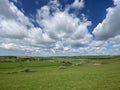 Brede Valley a stretch of Sussex countryside near Rye, and Winchelsea. Where Romney and Walland marshland extends past Winchelsea Royalty Free Stock Photo