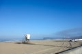 Breezy Ocean near Crystal Pier at Pacific Beach, San Diego, CA Royalty Free Stock Photo