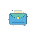 Breifcase icon design vector Royalty Free Stock Photo