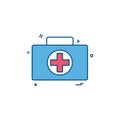 Breifcase icon design vector Royalty Free Stock Photo