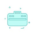 Breifcase icon design vector Royalty Free Stock Photo