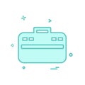 Breifcase icon design vector Royalty Free Stock Photo