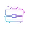 Breifcase icon design vector Royalty Free Stock Photo