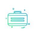 Breifcase icon design vector Royalty Free Stock Photo