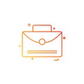 Breifcase icon design vector Royalty Free Stock Photo