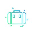 Breifcase icon design vector Royalty Free Stock Photo