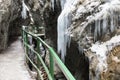 Breitachklamm in germany Royalty Free Stock Photo