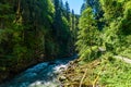 Breitachklamm - Gorge with river in South of Germany Royalty Free Stock Photo