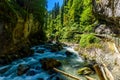 Breitachklamm - Gorge with river in South of Germany Royalty Free Stock Photo