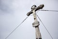 Breitenstein mountain summit cross in Bavaria, Germany Royalty Free Stock Photo