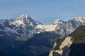 Breithorn above Murren Switzerland Royalty Free Stock Photo