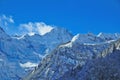 Breithorn Peak In The Swiss Alps Royalty Free Stock Photo