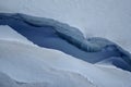 Breithorn peak in Swiss Alps seen from klein Matterhorn Royalty Free Stock Photo