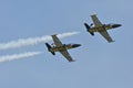 Breitling Jet Team, L39 ALBATROS Jets Royalty Free Stock Photo