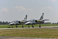 Breitling Jet Team, L39 ALBATROS Jets Royalty Free Stock Photo