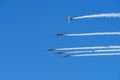 Breitling Jet Team Performing Aerial Stunts at 2016 Jones Beach Air Show