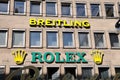 Breitling and Rolex shop