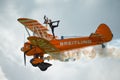 Breitling Wing Walkers display team Royalty Free Stock Photo