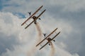 Breitling Wing Walkers display team Royalty Free Stock Photo