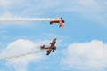 Breitling wing walking team Royalty Free Stock Photo