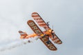Breitling Wingwalkers during an airshow Royalty Free Stock Photo