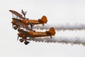 Breitling Wingwalkers & x28;AeroSuperBatics& x29; in Boeing-Stearman Model