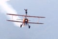 Breitling wingwalking Royalty Free Stock Photo