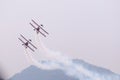 Breitling wingwalking Royalty Free Stock Photo