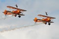 Breitling Wingwalking display team Royalty Free Stock Photo