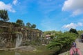 Breksi limestone cliffs & x28;Tebing Breksi& x29; is one of the tourist destinations in Prambanan, Yogyakarta Province.