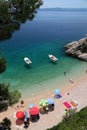 Brela beach, Croatia Royalty Free Stock Photo