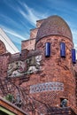 Bremen, Germany. Decorated brick building on Bottcherstrasse street